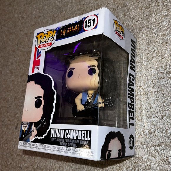Funko 151 Def Leppard Vivian Campbell in Box - Picture 2 of 8